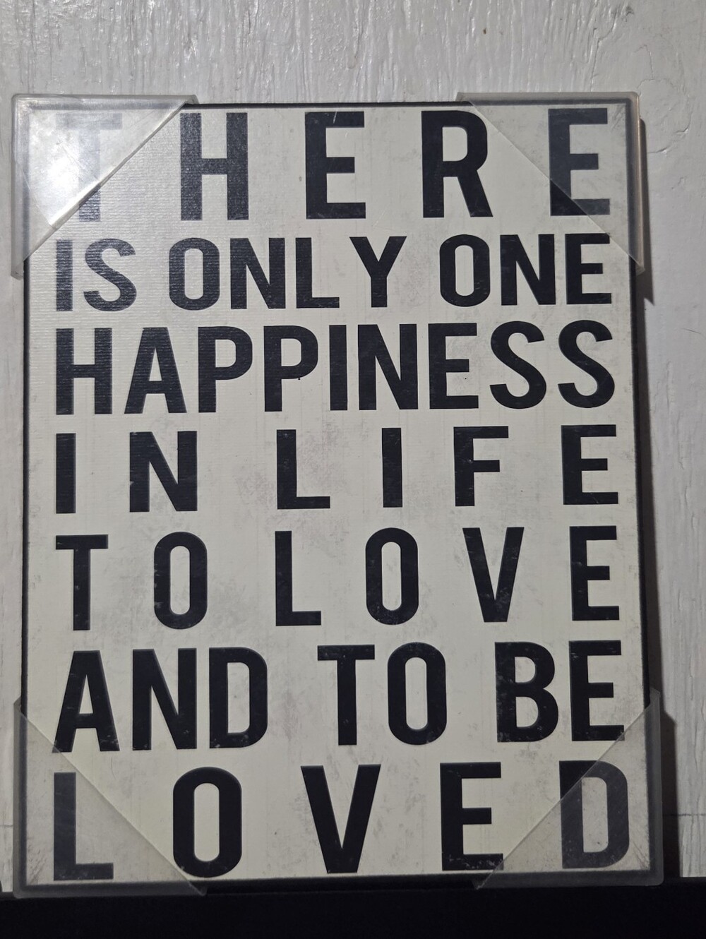 Black and White Typography Wall Art - Inspirational Quote